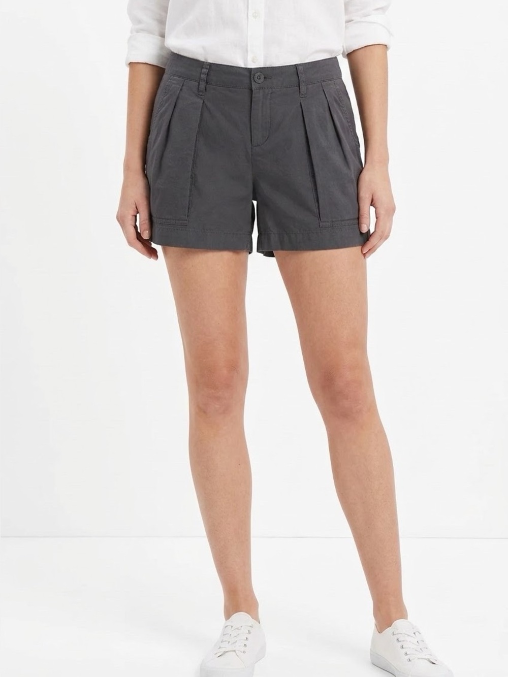 Mossimo Charcoal Pleated Utility Shorts
